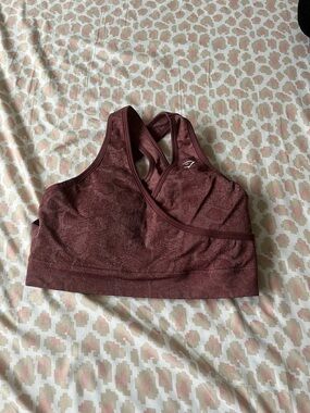 Gymshark Seamless Sports Bra - Deep Burgundy